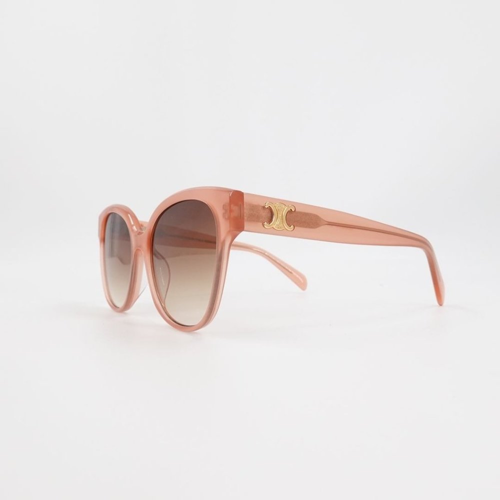 Celine Pink Gradient Round Sunglasses